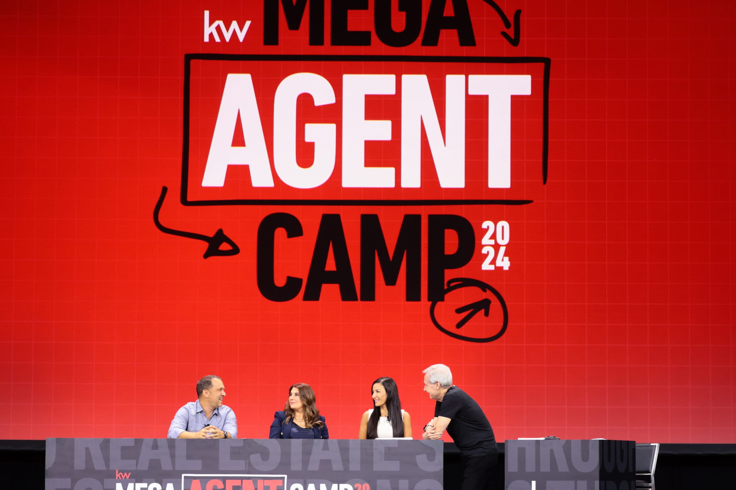 Sahar Khatib at Mega Agent Camp 2024 with Gary Keller