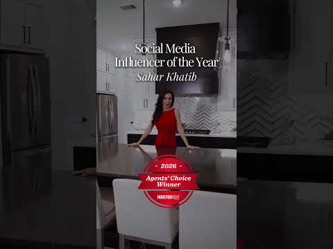 Sahar Khatib Wins 2026 Houston Agents’ Choice Award